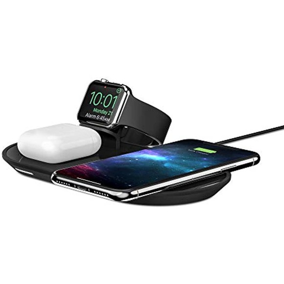 Mophie 3 in 1 Wireless Charge Pad - Qi Wireless 7.5W Charging Pad - Picture 4 of 6